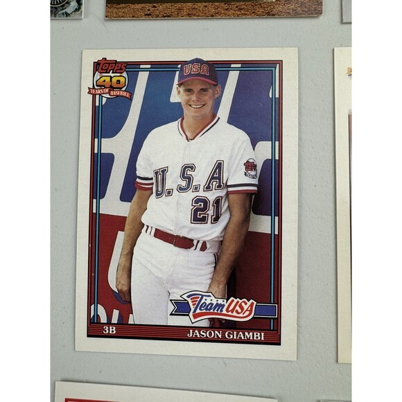 Oakland A’s 12 Card Lot NM Eckersley x3 Giambi x5 Henderson Chapman Gossett - Picture 7 of 13